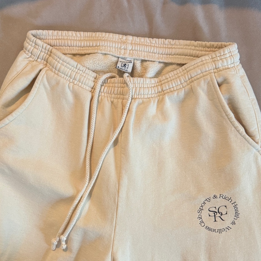 Sporty & Rich SRHWC Beige Joggers
